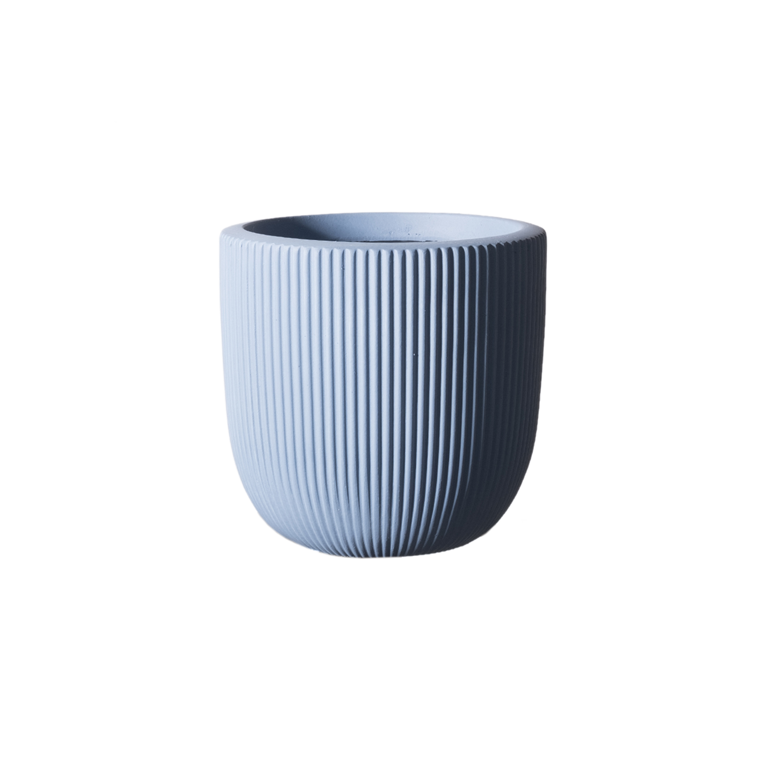 Supergreens Γλάστρα Πήλινη Στρογγυλή ''Stripe'' Μπλε L 37x37x33 εκ. Supergreens Γλάστρα Πήλινη Στρογγυλή ''Stripe'' Μπλε L 37x37x33 εκ.