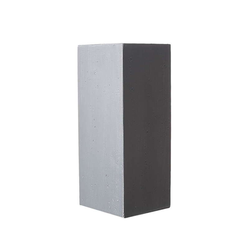 Supergreens Γλάστρα Πήλινη Κάθετη ''Rocky'' Γκρι M 27x27x60 εκ.
