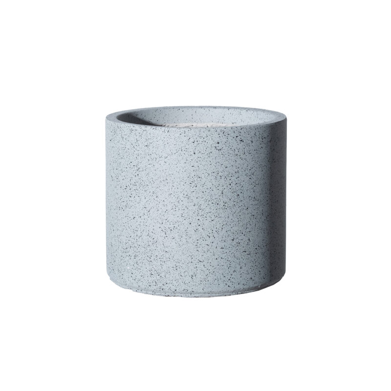 Supergreens Γλάστρα Πήλινη Γκρι "Cement" S 25x25x22 εκ.