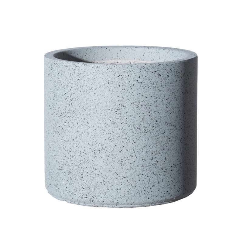 Supergreens Γλάστρα Πήλινη Γκρι "Cement" L 37x37x32 εκ.