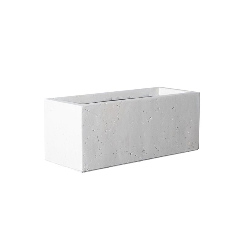 Supergreens Γλάστρα Πήλινη Ορθογώνια "Dusty" Μπεζ M 60x30x30 εκ.