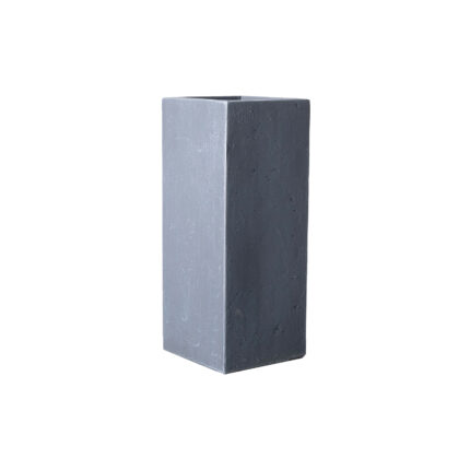 Supergreens Γλάστρα Πήλινη "Solid" Γκρι S 20x20x50 εκ.