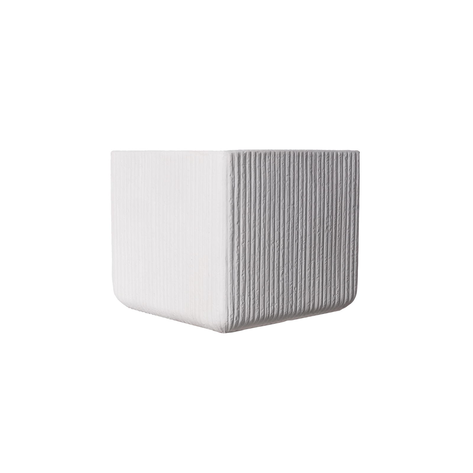 Supergreens Γλάστρα Πήλινη Τετράγωνη "Stripe" Λευκή S 23x23x22 εκ. Supergreens Γλάστρα Πήλινη Τετράγωνη "Stripe" Λευκή S 23x23x22 εκ.