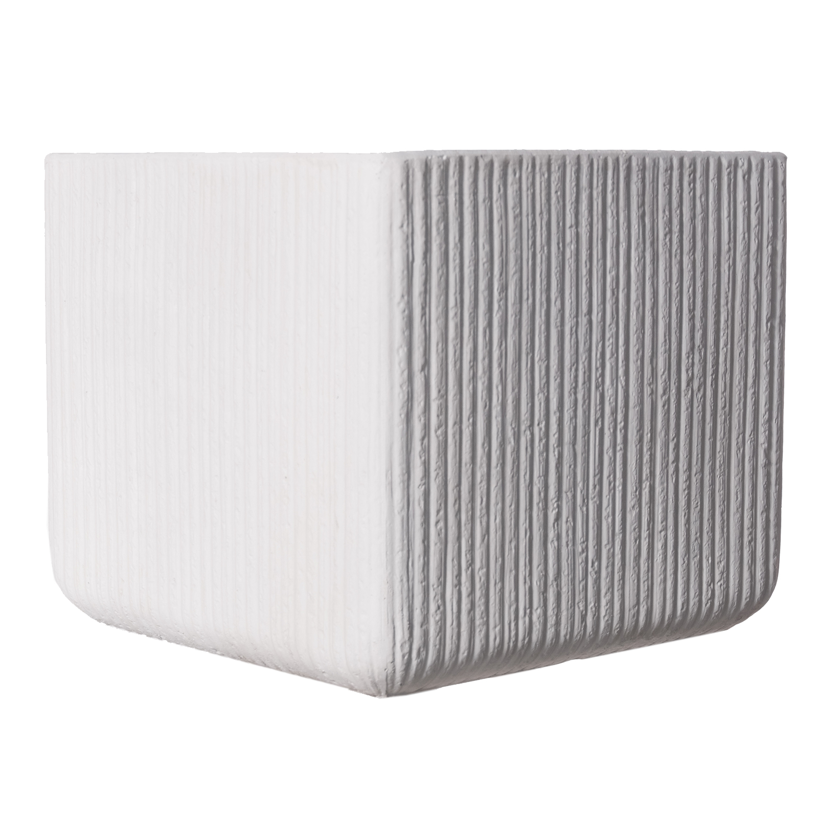 Supergreens Γλάστρα Πήλινη Τετράγωνη "Stripe" Λευκή XXL 55x55x47 εκ. Supergreens Γλάστρα Πήλινη Τετράγωνη "Stripe" Λευκή XXL 55x55x47 εκ.