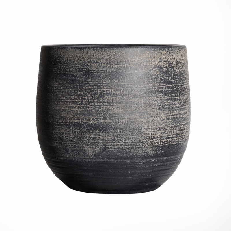 Supergreens Κασπώ Τερακότα "Victor" Στρογγυλό Καφέ 21x21x19 εκ.