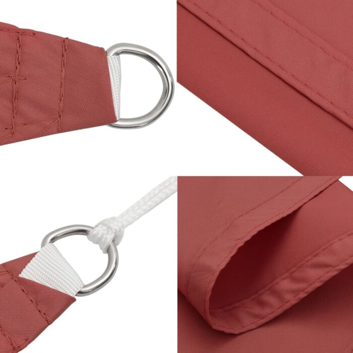 Πανί Σκίασης Τρίγωνο Τερακότα 4,5x4,5x4,5 μ. από Ύφασμα Oxford - Image 6