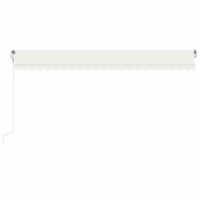 Τέντα Αυτόματη με LED & Αισθητήρα Ανέμου Κρεμ 500 x 300 εκ. - Image 3