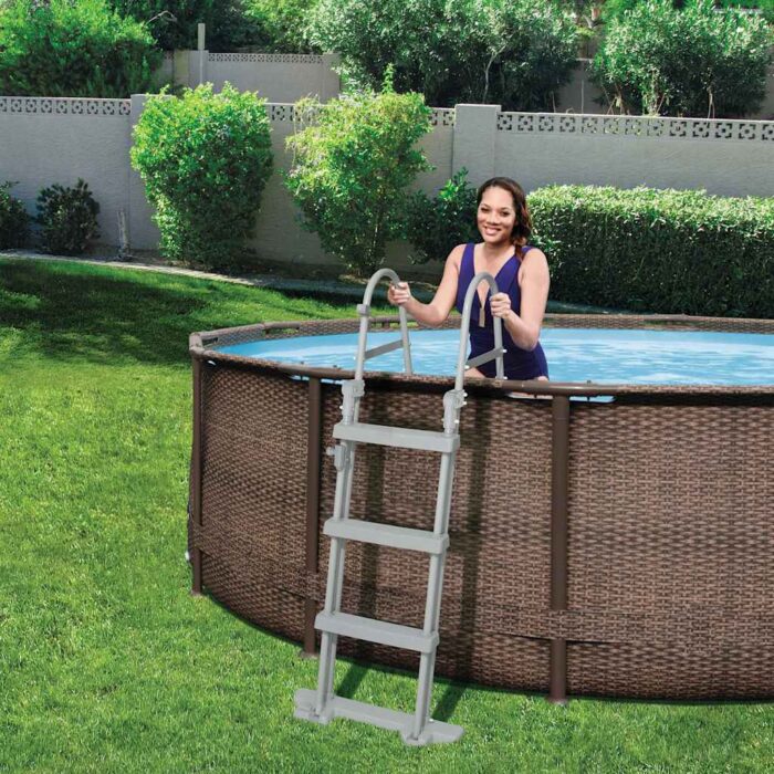 Bestway Σκάλα Πισίνας Ασφαλείας με 4 Σκαλοπάτια Flowclear 122 εκ 58331 - Image 3