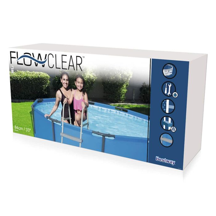 Bestway Σκάλα Πισίνας Ασφαλείας με 4 Σκαλοπάτια Flowclear 122 εκ 58331 - Image 6