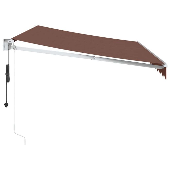 Τέντα Πτυσσόμενη Αυτόματη Καφέ 350x250 εκ. - Image 4