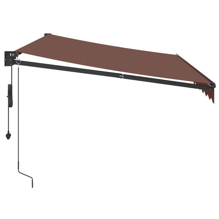 Τέντα Πτυσσόμενη Αυτόματη Καφέ 350x250 εκ. - Image 4