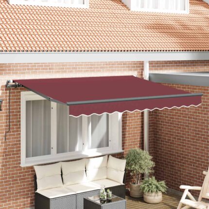 vidaXL Σκηνίτσα Αναδιπλούμενη Μπορντό 250 x 200 cm ύφασμα
