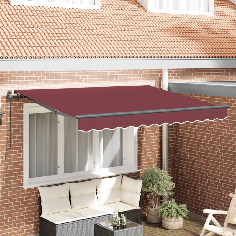 vidaXL Σκηνίτσα Αναδιπλούμενη Μπορντό 250 x 200 cm ύφασμα