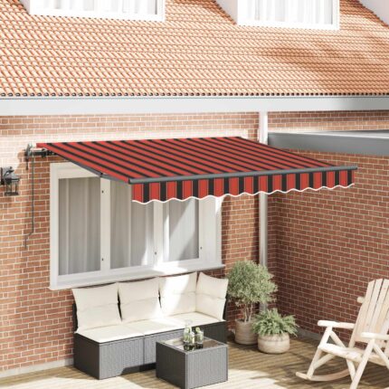 vidaXL Σκηνίτσα Αναδιπλούμενη Καφέ 250 x 200 cm ύφασμα