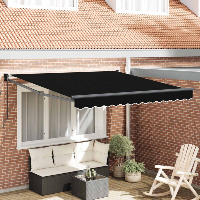 vidaXL Αντιανεμικό Μαύρο 300 x 250 x 165 εκ. Πολυεστέρας