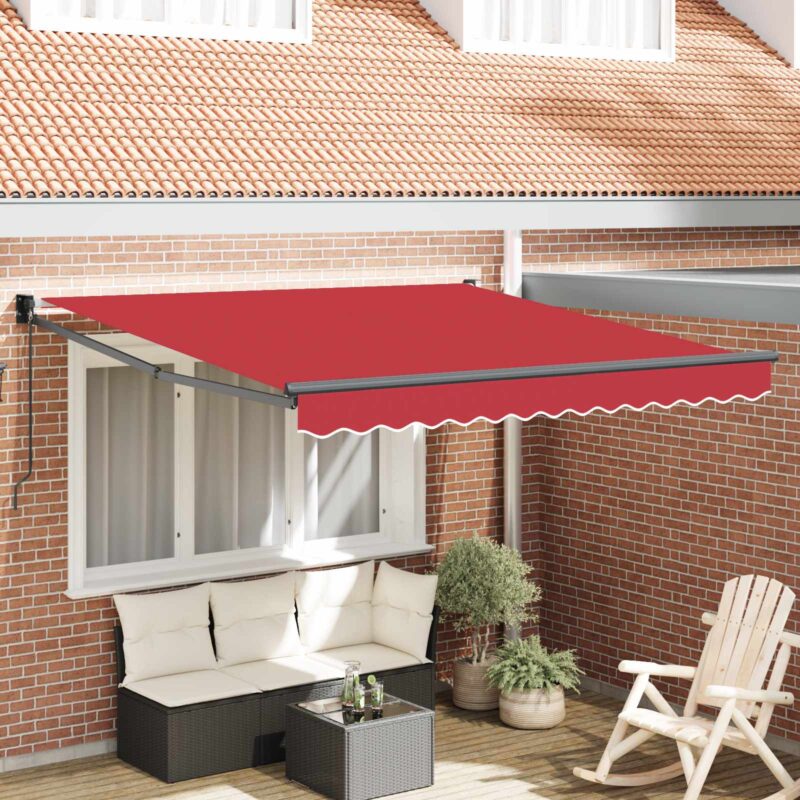 vidaXL Αντιανεμικό Κόκκινο 300 x 250 x 165 εκ. Πολυεστέρας