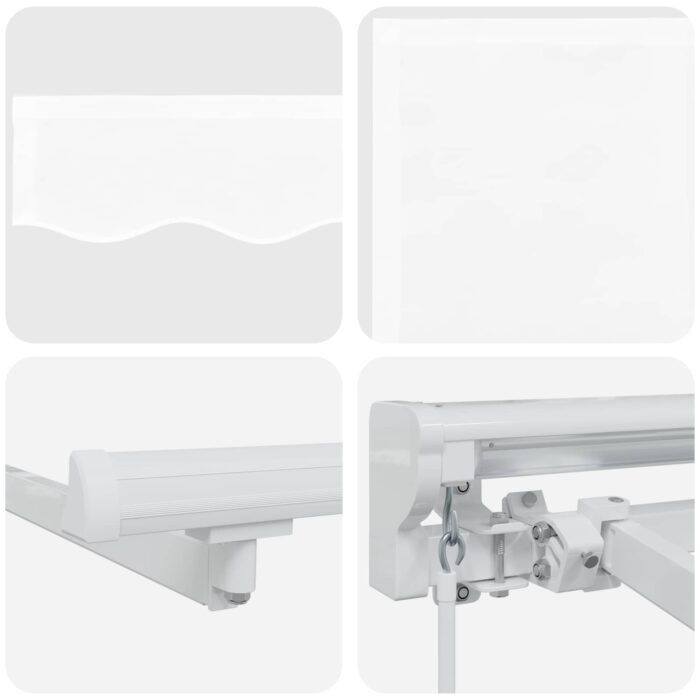 Χειροκίνητο πλαίσιο τέντας με LED Λευκός 4,5 x 3,5 μ - Image 7