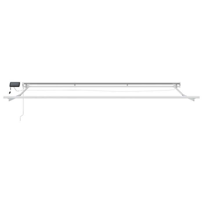 Χειροκίνητο πλαίσιο τέντας με LED Κρεμ 5 x 3 m - Image 5