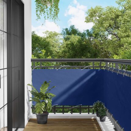 vidaXL Οθόνη Μπαλκονιού Μπλε 75 x 200 cm