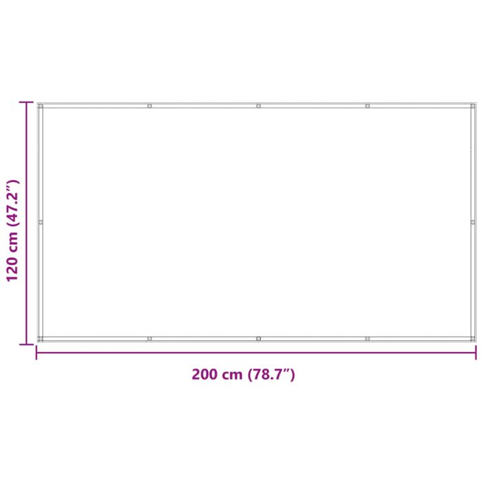Οθόνη Μπαλκονιού Μπλε 120 x 200 cm - Image 7