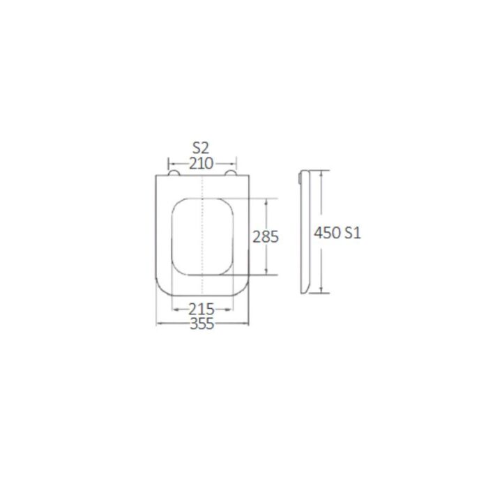Κάλυμμα Λεκάνης Hydra Soft Close 2590gr, Duroplast 450x355mm BORMANN BTW1000 - Image 3