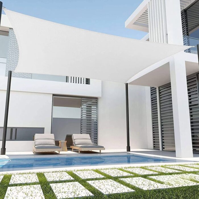 Πανί Διχτυ Σκίασης Ορθογώνιο Ε220 180gr/m² Λευκό 3x5m - Image 2