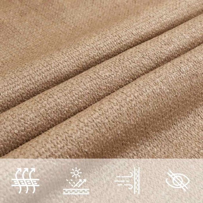 Πανί Σκίασης Taupe 4,5 x 4,5 x 4,5 μ. από HDPE 160 γρ./μ² - Image 7