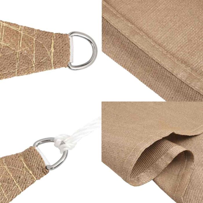 Πανί Σκίασης Taupe 4/5 x 3 μ. από HDPE 160 γρ./μ² - Image 6