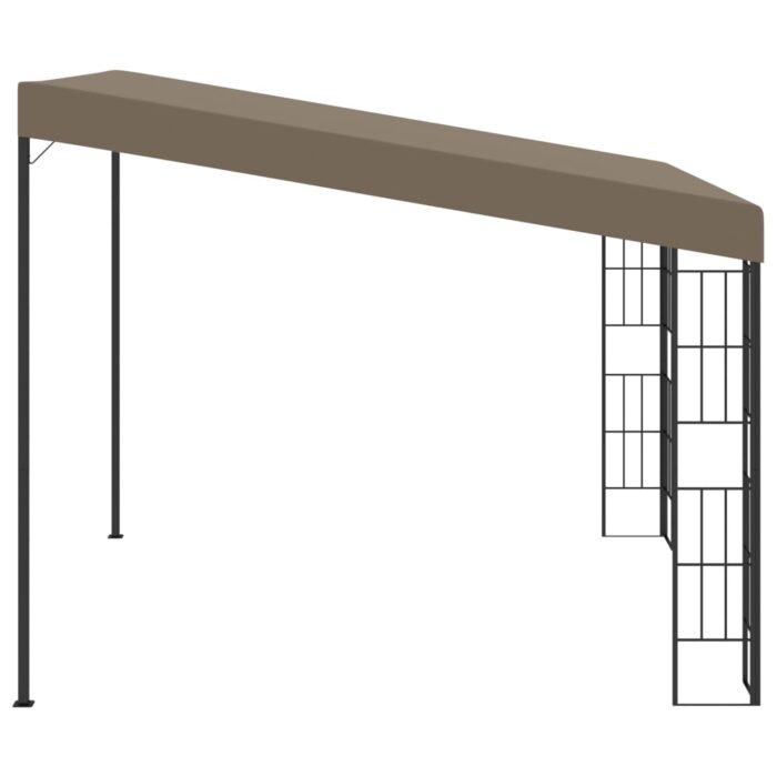 Κιόσκι Επιτοίχιο Taupe 3 x 3 μ. Υφασμάτινο - Image 3