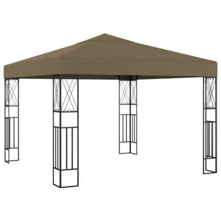 vidaXL Κιόσκι Taupe 3 x 3 μ. Υφασμάτινο