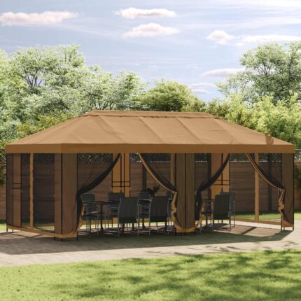 vidaXL Σκελετός Γκαζebo 6 x 3 m Μαύρο Ατσάλι