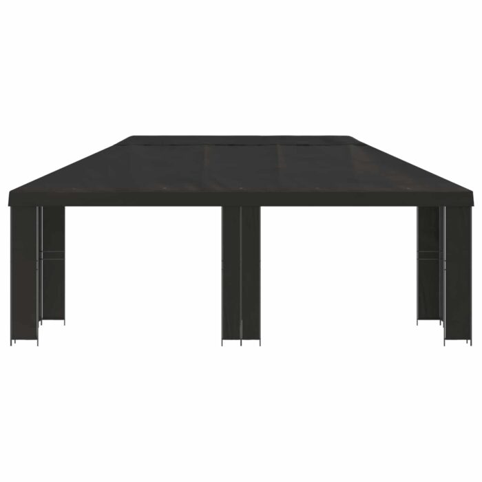 Κήπος Γκαζebo 6 x 3 m Ανθρακί Πολυεστέρας και Χάλυβας 190 - Image 3