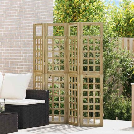 vidaXL Οθόνη Ιδιωτικότητας Μέλι Καφέ 160 x 180 cm Στερεό ξύλο πεύκου
