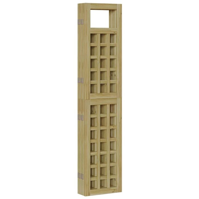 Οθόνη Ιδιωτικότητας Μέλι Καφέ 200 x 180 cm Στερεό ξύλο πεύκου - Image 4