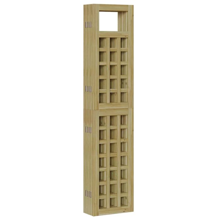 Οθόνη Ιδιωτικότητας Μέλι Καφέ 240 x 180 cm Στερεό ξύλο πεύκου - Image 4