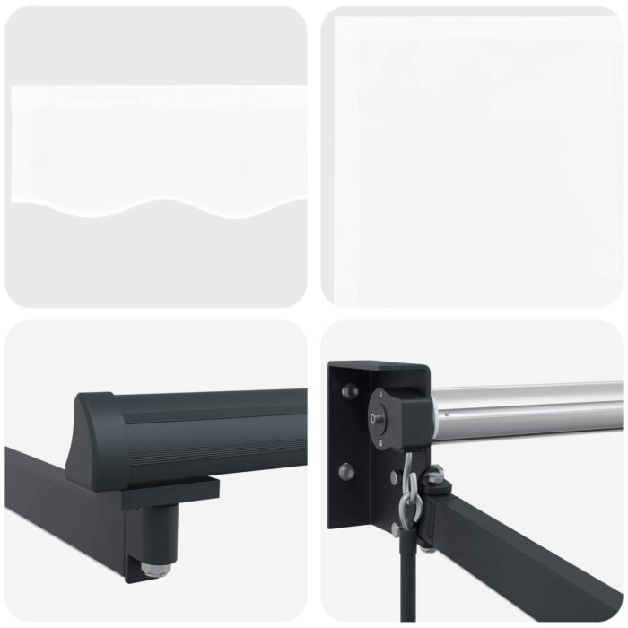 Χειροκίνητη αναδιπλούμενη τέντα με LED 3 x 2,5 μ - Image 7