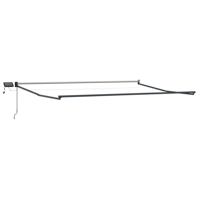 Χειροκίνητη αναδιπλούμενη τέντα με LED 5 x 3 m - Image 2