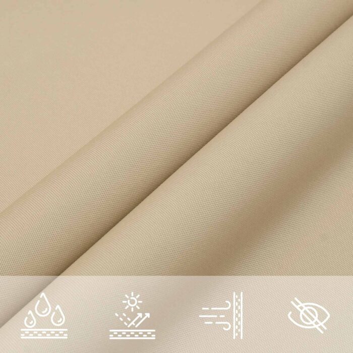 Πανί σκιάς Μπεζ 6 x 2,5 μ 100% Πολυέστερ Οξφόρδη - Image 6