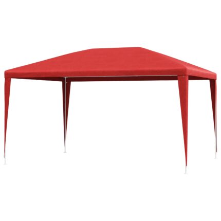 vidaXL Σκηνή Πάρτυ Κόκκινο 400 x 300 x 255 εκ