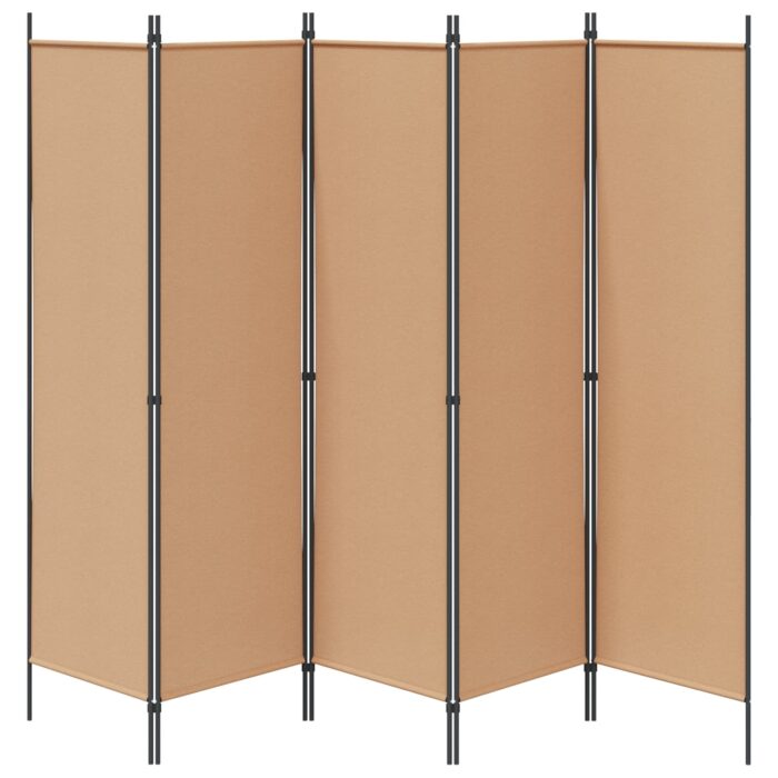5-Panel Διχοτόμος Μπεζ 250 x 180 cm Ύφασμα - Image 5