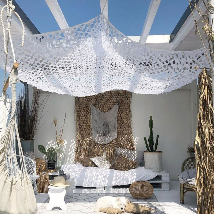 Δίχτυ Παραλλαγής Grasher 3x3m Λευκό - Image 5