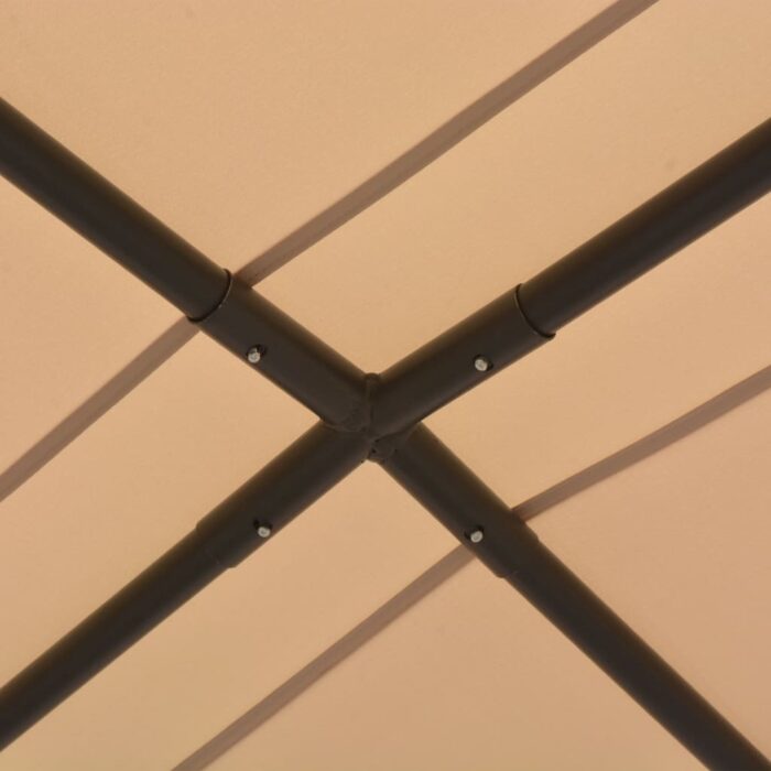 Κιόσκι/Υπόστεγο Μπεζ 3 x 3 μ. από Χάλυβα - Image 5
