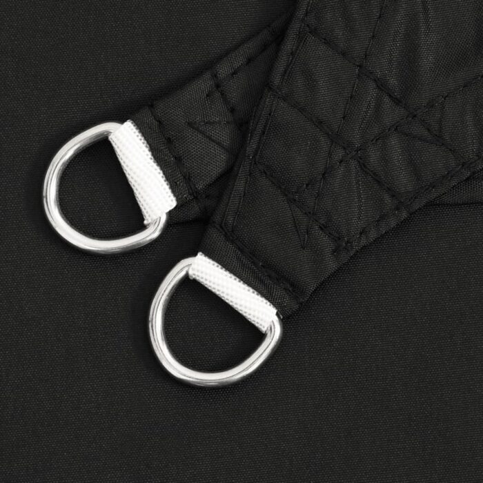Πανί Σκίασης Τρίγωνο Μαύρο 4 x 5 x 5 μ. από Ύφασμα Oxford - Image 5