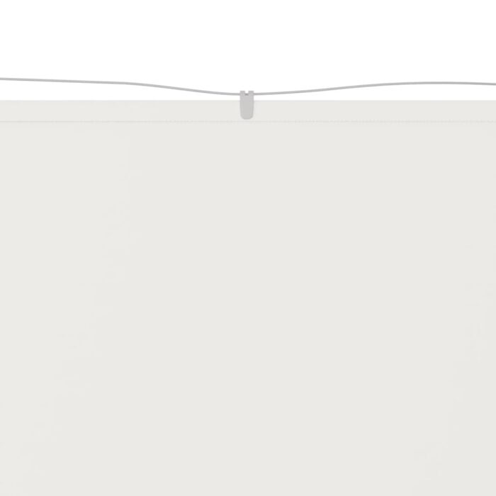 Τέντα Κάθετη Λευκή 140 x 270 εκ. από Ύφασμα Oxford - Image 3