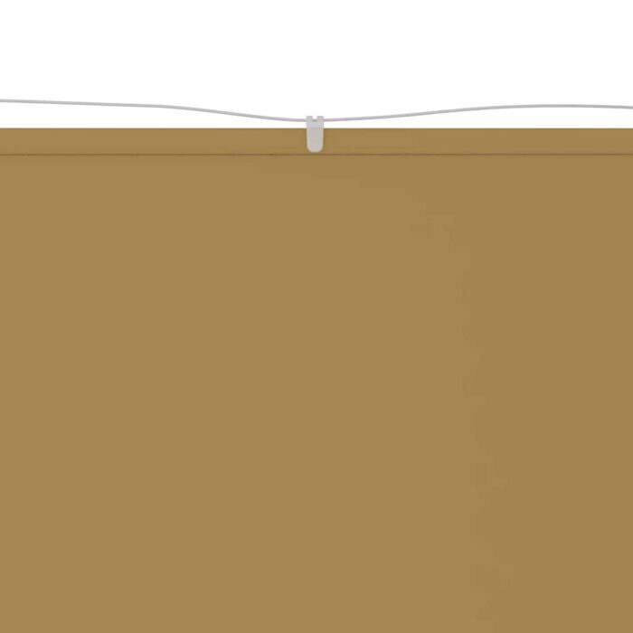 Τέντα Κάθετη Μπεζ 60 x 1200 εκ. από Ύφασμα Oxford - Image 3
