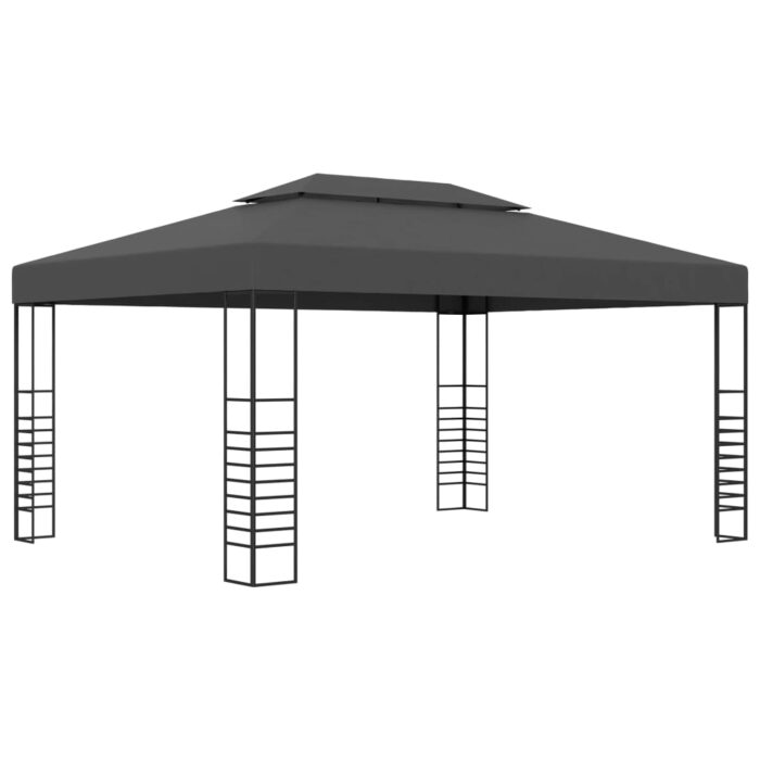 Κιόσκι με Φωτάκια LED Ανθρακί 3 x 4 μ. - Image 3