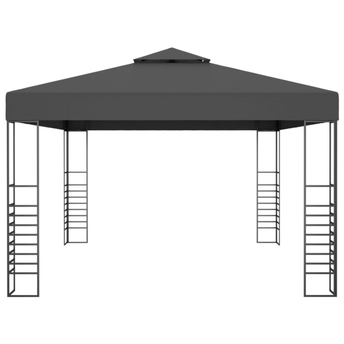 Κιόσκι με Φωτάκια LED Ανθρακί 3 x 4 μ. - Image 5
