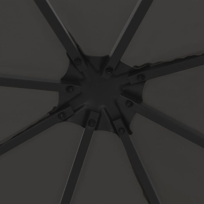 Κιόσκι με Φωτάκια LED Ανθρακί 3 x 3 μ. - Image 5