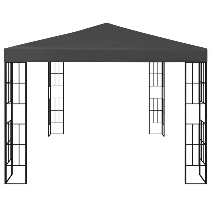 Κιόσκι με Φωτάκια LED Ανθρακί 3 x 4 μ. - Image 4