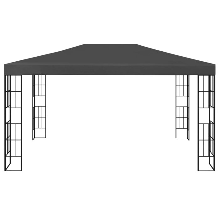 Κιόσκι με Φωτάκια LED Ανθρακί 3 x 4 μ. - Image 5